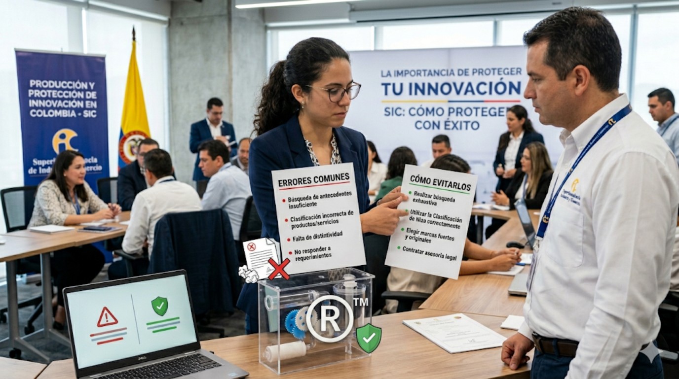 Blog Errores comunes al registrar una marca o patente y cómo evitarlos Remarca SAS Registro de marcas y patentes Antioquia - Bucaramanga - Colombia